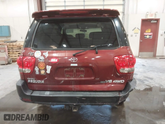 2007 Toyota Sequoia Limited with VIN 5TDBT48A27S283299, listed as a IAAI auction lot 42169924 with 220,767 mi miles and . Bid and sale history available at DreamBid. Image 16.