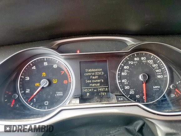 2013 Audi A4 Premium Plus z VIN WAUEFAFL7DA041699, wystawiony jako Copart lot #57028355 z przebiegiem 145 347 mil mil oraz Czysty tytuł • Clean title. Historia ofert i sprzedaży dostępna na DreamBid. Obrazek 9.