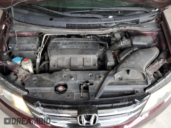 2014 Honda Odyssey EX-L with VIN 5FNRL5H64EB030633, listed as a Copart auction lot 57848505 with 160,496 mi miles and Salvage title. Bid and sale history available at DreamBid. Image 12.