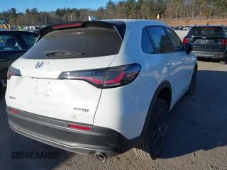 2024 Honda HR-V Sport with VIN 3CZRZ2H57RM725611, listed as a IAAI auction lot 41255519 with 11,173 mi miles. Bid and sale history available at carsss.com. Image 4.