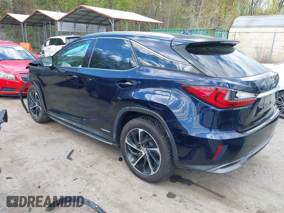 2016 Lexus RX 450h with VIN 2T2BGMCA1GC001086, listed as a IAAI auction lot 42051184 with 65,485 mi miles and . Bid and sale history available at DreamBid. Image 3.