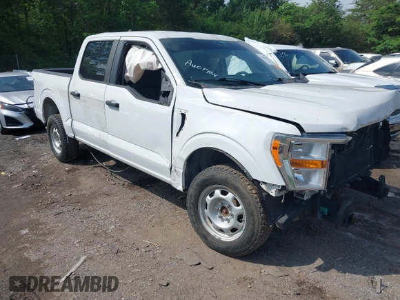 2021 Ford F-150 XL with VIN 1FTFW1E5XMFA29043, listed as a IAAI auction lot 42276606 with Not provided miles and . Bid and sale history available at DreamBid. Image 1.