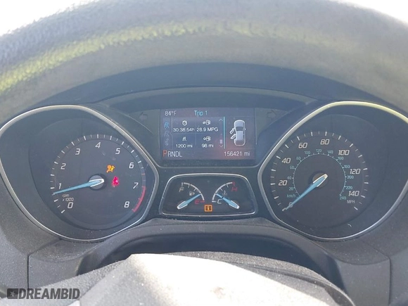 2014 Ford Focus SE with VIN 1FADP3K20EL200353, listed as a IAAI auction lot 41659047 with 156,421 mi miles. Bid and sale history available at carsss.com. Image 7.