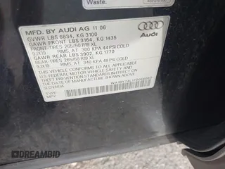 2007 Audi Q7 Premium with VIN WA1BY74L17D066083, listed as a IAAI auction lot 42307748 with 171,507 mi miles and . Bid and sale history available at DreamBid. Image 9.