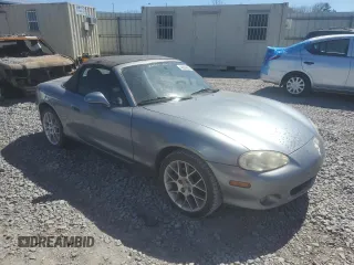 2002 Mazda MX-5 Miata Cloth with VIN JM1NB353120225910, listed as a Copart auction lot 49684455 with Not provided miles and Salvage title. Bid and sale history available at DreamBid. Image 4.