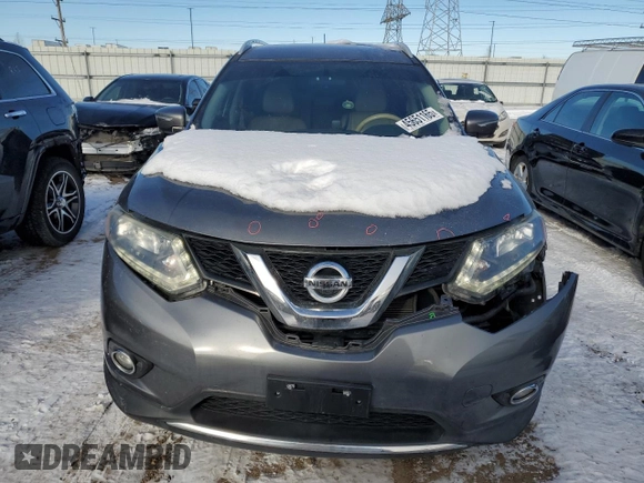 2015 Nissan Rogue SL with VIN 5N1AT2MV1FC816389, listed as a Copart auction lot 45651165 with 70,032 mi miles and Salvage Title. Bid and sale history available at carsss.com. Image 5.
