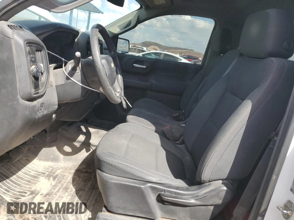 2019 Chevrolet Silverado 1500 Work Truck with VIN 3GCNWAEF3KG224577, listed as a Copart auction lot 50569615 with 113,231 mi miles and Salvage Title. Bid and sale history available at DreamBid. Image 7.