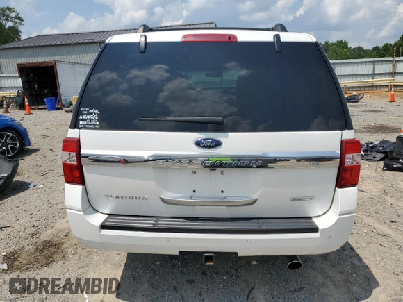 2017 Ford Expedition Max Platinum z VIN 1FMJK1MT5HEA13460, wystawiony jako Copart lot #62346735 z przebiegiem 130 720 mil mil oraz Szkoda całkowita • Salvage title. Historia ofert i sprzedaży dostępna na DreamBid. Obrazek 6.