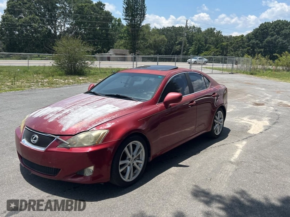 2006 Lexus IS 350 z VIN JTHBE262165001506, wystawiony jako Copart lot #58249055 z przebiegiem 213 188 mil mil oraz Czysty tytuł • Clean title. Historia ofert i sprzedaży dostępna na DreamBid. Obrazek 2.