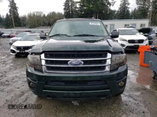 2015 Ford Expedition XL with VIN 1FMJU1GT8FEF45742, listed as a Copart auction lot 46344665 with 121,789 mi miles and Salvage title. Bid and sale history available at DreamBid. Image 5.
