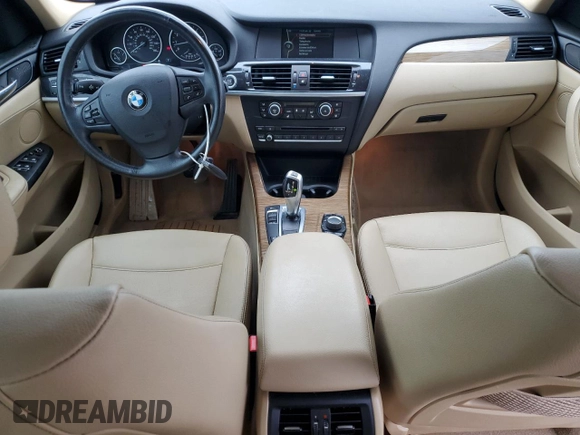 2014 BMW X3 xDrive28i z VIN 5UXWX9C5XE0D39701, wystawiony jako Copart lot #55148905 z przebiegiem 93 148 mil mil oraz Szkoda całkowita • Salvage title. Historia ofert i sprzedaży dostępna na DreamBid. Obrazek 8.
