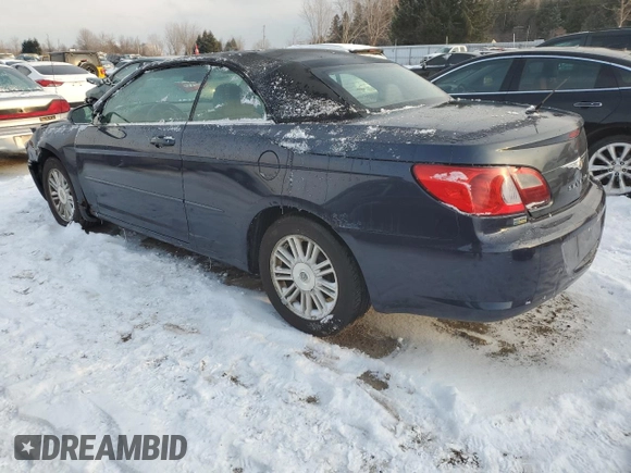 2008 Chrysler Sebring Touring with VIN 1C3LC55R08N258515, listed as a Copart auction lot 88747185 with 184,983 mi miles and Clean Title. Bid and sale history available at DreamBid. Image 2.