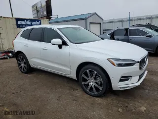 2021 Volvo XC60 Inscription with VIN YV4102RL8M1774023, listed as a Copart auction lot 43758055 with 14,085 mi miles and Salvage Title. Bid and sale history available at carsss.com. Image 4.