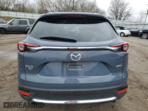 2023 Mazda CX-9 Carbon Edition with VIN JM3TCBDY2P0636162, listed as a Copart auction lot 51483485 with 22,347 mi miles and Clean Title. Bid and sale history available at carsss.com. Image 6.