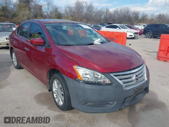 2015 Nissan Sentra SV with VIN 3N1AB7AP7FY310893, listed as a IAAI auction lot 41366971 with 130,917 mi miles and . Bid and sale history available at DreamBid. Image 1.