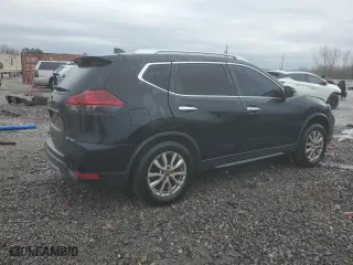 2020 Nissan Rogue SV with VIN KNMAT2MV0LP502015, listed as a Copart auction lot 44200625 with 167,944 mi miles and Salvage Title. Bid and sale history available at carsss.com. Image 3.