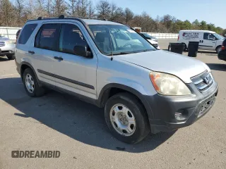 2006 Honda CR-V LX with VIN SHSRD78596U406205, listed as a Copart auction lot 53106305 with 212,569 mi miles and Non Repairable. Bid and sale history available at carsss.com. Image 4.