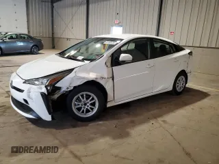 2019 Toyota Prius L Eco with VIN JTDKARFU5K3074343, listed as a Copart auction lot 62085755 with 66,431 mi miles and Salvage title. Bid and sale history available at DreamBid. Image 1.