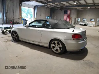 2008 BMW 1 Series 128i with VIN WBAUL73578VE89293, listed as a Copart auction lot 61902535 with 168,652 mi miles and Salvage title. Bid and sale history available at DreamBid. Image 2.