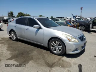 2013 Infiniti G37 Journey with VIN JN1CV6AP8DM722931, listed as a Copart auction lot 57911775 with 104,910 mi miles and Salvage title. Bid and sale history available at DreamBid. Image 4.