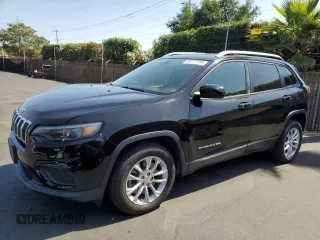 2020 Jeep Cherokee Latitude with VIN 1C4PJLCB7LD585795, listed as a Copart auction lot 60171755 with 57,568 mi miles and Salvage title. Bid and sale history available at DreamBid. Image 1.