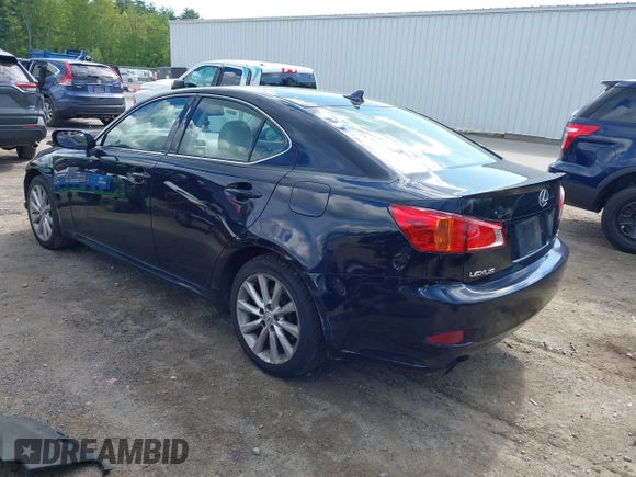 2009 Lexus IS 250 with VIN JTHCK262695031554, listed as a IAAI auction lot 42262468 with 163,631 mi miles and . Bid and sale history available at DreamBid. Image 3.