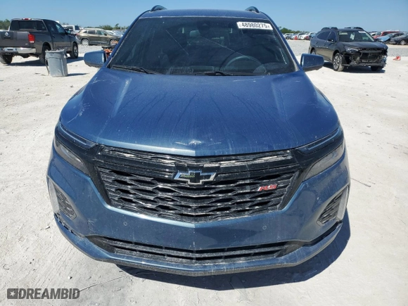 2024 Chevrolet Equinox RS with VIN 3GNAXMEG0RL147908, listed as a Copart auction lot 48980275 with 15,266 mi miles and Salvage Title. Bid and sale history available at carsss.com. Image 5.
