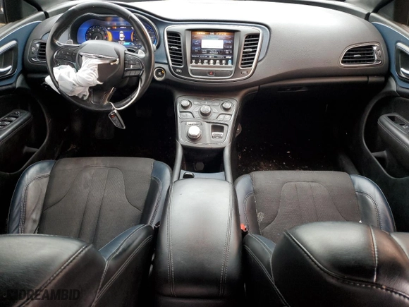 2015 Chrysler 200 S with VIN 1C3CCCBG6FN706020, listed as a Copart auction lot 87133924 with 116,996 mi miles and Salvage Title. Bid and sale history available at carsss.com. Image 8.