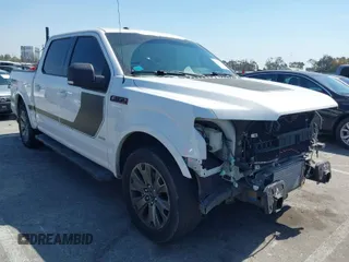 2017 Ford F-150 XL with VIN 1FTEW1CG1HFB66913, listed as a IAAI auction lot 41860989 with 50,539 mi miles. Bid and sale history available at carsss.com. Image 1.