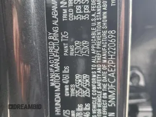 2023 Hyundai Tucson SEL z VIN 5NMJFCAE2PH220698, wystawiony jako Copart lot #49456995 z przebiegiem 14 136 mil mil oraz Szkoda całkowita • Salvage title. Historia ofert i sprzedaży dostępna na DreamBid. Obrazek 13.