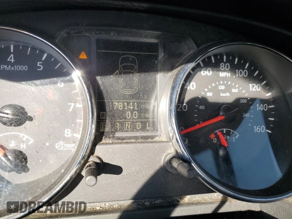2013 Nissan Rogue S with VIN JN8AS5MT5DW512375, listed as a Copart auction lot 50407465 with 178,141 mi miles and Salvage Title. Bid and sale history available at carsss.com. Image 9.