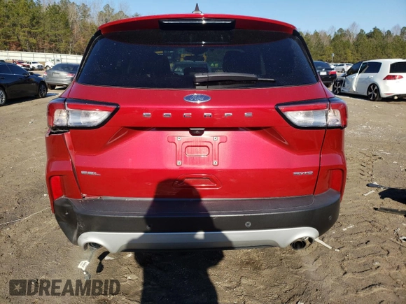 2021 Ford Escape SEL with VIN 1FMCU9H6XMUA60859, listed as a Copart auction lot 87805975 with 84,706 mi miles and Salvage Title. Bid and sale history available at carsss.com. Image 6.