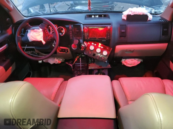 2012 Toyota Tundra 4WD Truck LTD with VIN 5TFHY5F16CX227858, listed as a Copart auction lot 87073184 with 156,187 mi miles and Salvage Title. Bid and sale history available at carsss.com. Image 8.