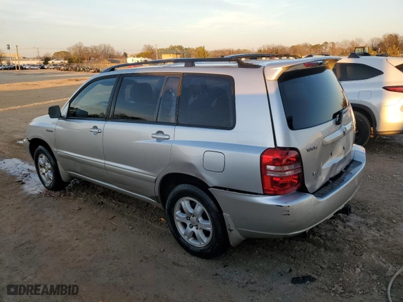2001 Toyota Highlander with VIN JTEGF21A510028230, listed as a Copart auction lot 43652835 with 200,970 mi miles and Salvage Title. Bid and sale history available at carsss.com. Image 2.