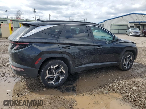 2022 Hyundai Tucson SEL with VIN 5NMJFCAE4NH139523, listed as a Copart auction lot 52510245 with 20,006 mi miles and Salvage Title. Bid and sale history available at carsss.com. Image 3.