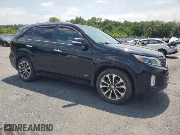 2014 Kia Sorento SX Limited with VIN 5XYKWDA78EG459580, listed as a Copart auction lot 65512585 with 150,416 mi miles and Salvage title. Bid and sale history available at DreamBid. Image 4.
