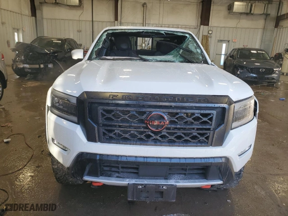 2023 Nissan Frontier PRO-4X with VIN 1N6ED1EK4PN629264, listed as a Copart auction lot 87851315 with 34,258 mi miles and Non Repairable. Bid and sale history available at carsss.com. Image 5.