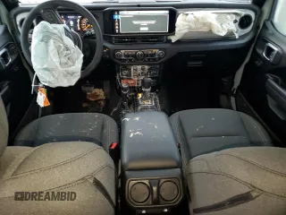 2024 Jeep Wrangler Willys с VIN 1C4RJXDG4RW266071, выставлен на аукционе Copart как лот 73152464 с пробегом 349 миль миль и Списание • Salvage title. История ставок и продаж доступна на DreamBid. Изображение 8.