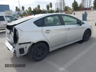 2012 Toyota Prius One with VIN JTDKN3DU4C5507872, listed as a IAAI auction lot 41739495 with 193,561 mi miles. Bid and sale history available at carsss.com. Image 4.