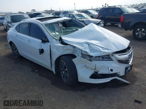 2016 Acura TLX Technology with VIN 19UUB2F52GA003305, listed as a IAAI auction lot 41861442 with 44,709 mi miles and . Bid and sale history available at DreamBid. Image 1.