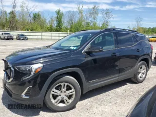 2019 GMC Terrain SLE z VIN 3GKALTEV2KL232966, wystawiony jako Copart lot #57748455 z przebiegiem 96 098 mil mil oraz Szkody całkowita. Historia ofert i sprzedaży dostępna na DreamBid. Obrazek 1.