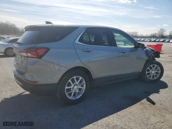 2024 Chevrolet Equinox LT with VIN 3GNAXUEGXRL338591, listed as a Copart auction lot 50362395 with 19,798 mi miles and Salvage Title. Bid and sale history available at carsss.com. Image 3.
