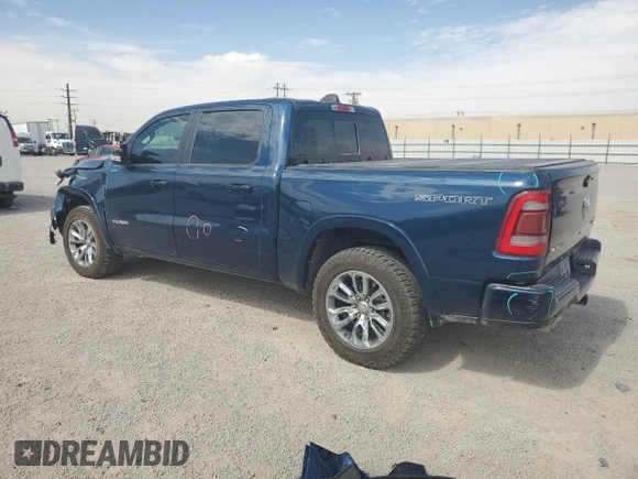 2021 Ram 1500 Laramie z VIN 1C6SRFJT3MN808479, wystawiony jako Copart lot #56600935 z przebiegiem 70 336 mil mil oraz Szkoda całkowita • Salvage title. Historia ofert i sprzedaży dostępna na DreamBid. Obrazek 2.