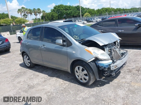 2010 Toyota Yaris with VIN JTDKT4K31A5318793, listed as a IAAI auction lot 39910045 with 192,737 mi miles. Bid and sale history available at carsss.com. Image 1.