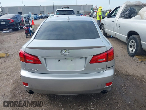 2008 Lexus IS 250 with VIN JTHBK262X85066429, listed as a IAAI auction lot 42037886 with 153,587 mi miles. Bid and sale history available at carsss.com. Image 16.