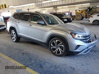 2023 Volkswagen Atlas SEL with VIN 1V2BR2CA4PC529988, listed as a Copart auction lot 88868575 with Not provided miles and Salvage title. Bid and sale history available at DreamBid. Image 4.