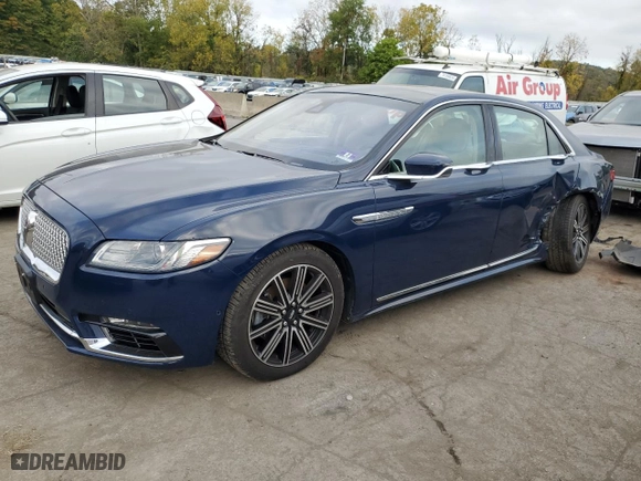 2019 Lincoln Continental Reserve with VIN 1LN6L9NP7K5609048, listed as a Copart auction lot 74168374 with 43,359 mi miles and Salvage Title. Bid and sale history available at carsss.com. Image 1.