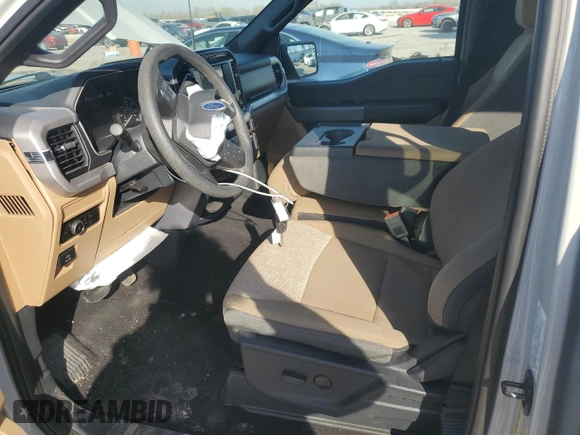 2023 Ford F-150 XL with VIN 1FTEW1C80PKD44468, listed as a Copart auction lot 50555375 with 49,411 mi miles and Clean title. Bid and sale history available at DreamBid. Image 7.