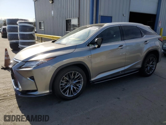 2018 Lexus RX with VIN 2T2BGMCA1JC026321, listed as a Copart auction lot 48385985 with 96,834 mi miles and Salvage Title. Bid and sale history available at carsss.com. Image 1.