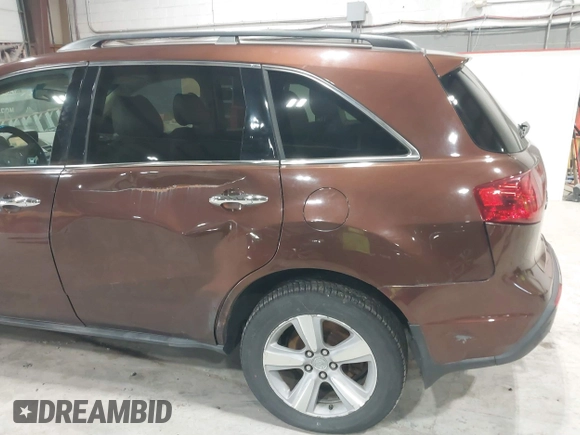 2011 Acura MDX Tech Pkg with VIN 2HNYD2H66BH541588, listed as a IAAI auction lot 42002712 with 216,298 mi miles. Bid and sale history available at carsss.com. Image 6.